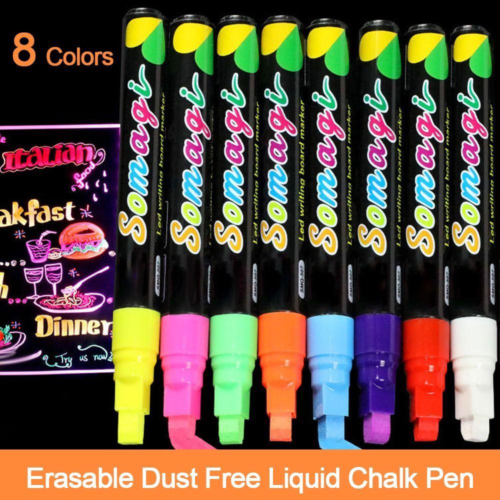 Erasable Liquid Chalk Marker Pen Glass Window Art Art Marker Pen Dust Free Whiteboard Pen