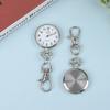 1Pcs Retro Quartz Vintage Pocket Watch Movement Keychain Keyring