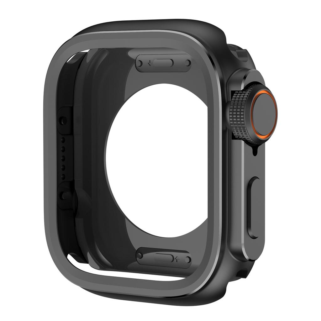 Металлический бампер-кейс для Apple Watch 10 46 мм Защитная рамка-чехол для iWatch Серии 11 9 8 7 6 5 SE Замена на Ultra 3 49 мм Титан