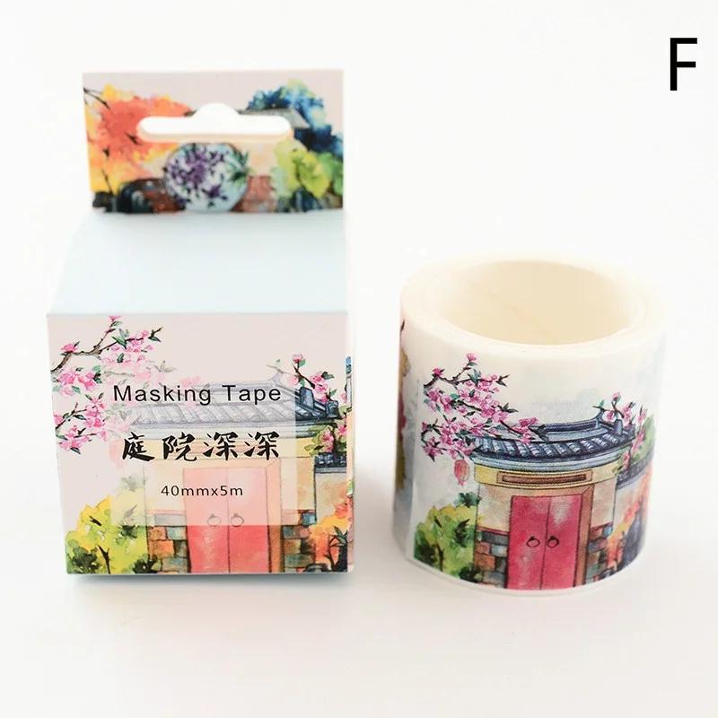 Ручной счет Бумажный стикер Антиквариат Декоративная клейкая лента DIY Скрапбукинг Наклейка Этикетка Декоративные канцелярские принадлежности ручной работы