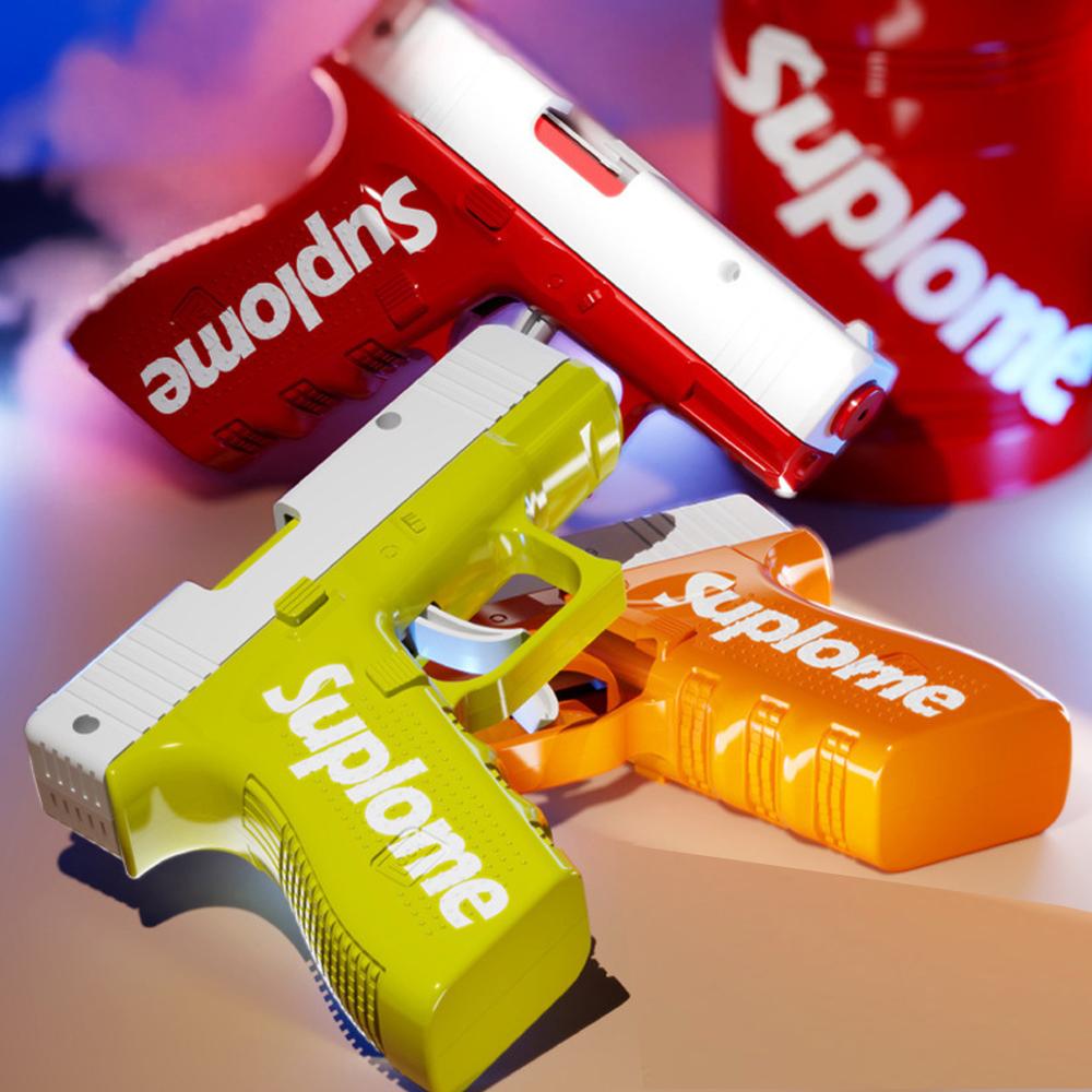 Children's Water Gun Manual Continuous Glock Water Gun Boys and Girls Play Bucket Cooling Toys In Summer Water Gun