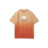 Li Ning Pattern Embroidered Casual Short Sleeve T-Shirt Men Tops Orange AHSR393-2
