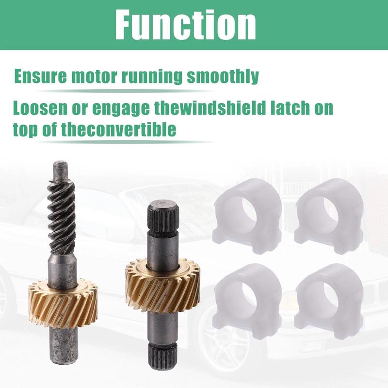 1set Convertible Top Latch Motor Gear Repair Kit for BMW E36 E46 E64 93-05 Convertible 67618370816 Auto Accessories