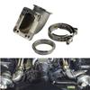 Steel Cast For T3 T4 Turbo 2.5" Vband Elbow Adapter With 90 Degree Angle Clamps Included
