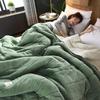 Cozy Three-Layer Flannel and Sherpa Blanket for Autumn and Winter