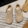 Fashion Winter Antiskid Loafers Cork Clogs Men Mules Adjustable Buckle Slippers Bebealy Classic Cork Slippers Soft Soled Women's Suede