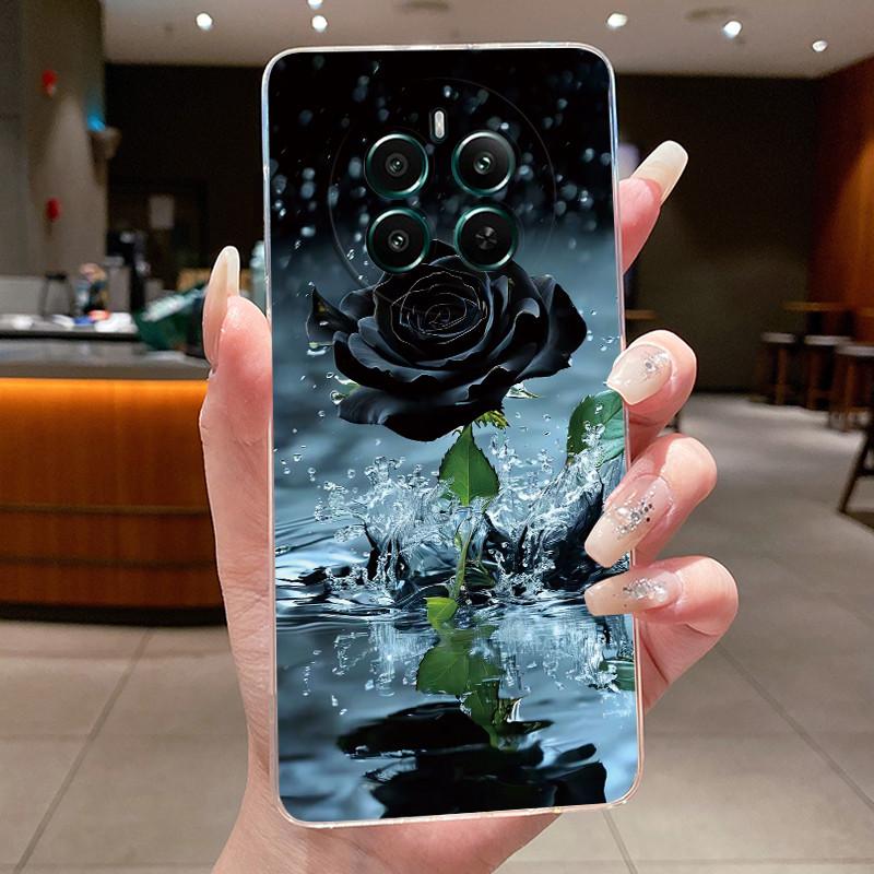Прозрачный чехол из ТПУ для Realme 12+ 12 12x 5G Чехол Роскошный Дракон Милый Крутой Для Мальчиков Девочек Задняя Крышка Для Realme 12 Plus Чехол для Телефона
