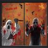 New 2025 Halloween Static Cling Stickers Scary Ghost Woman Bloody Handprint Window Decals For Spooky Party Home Decor