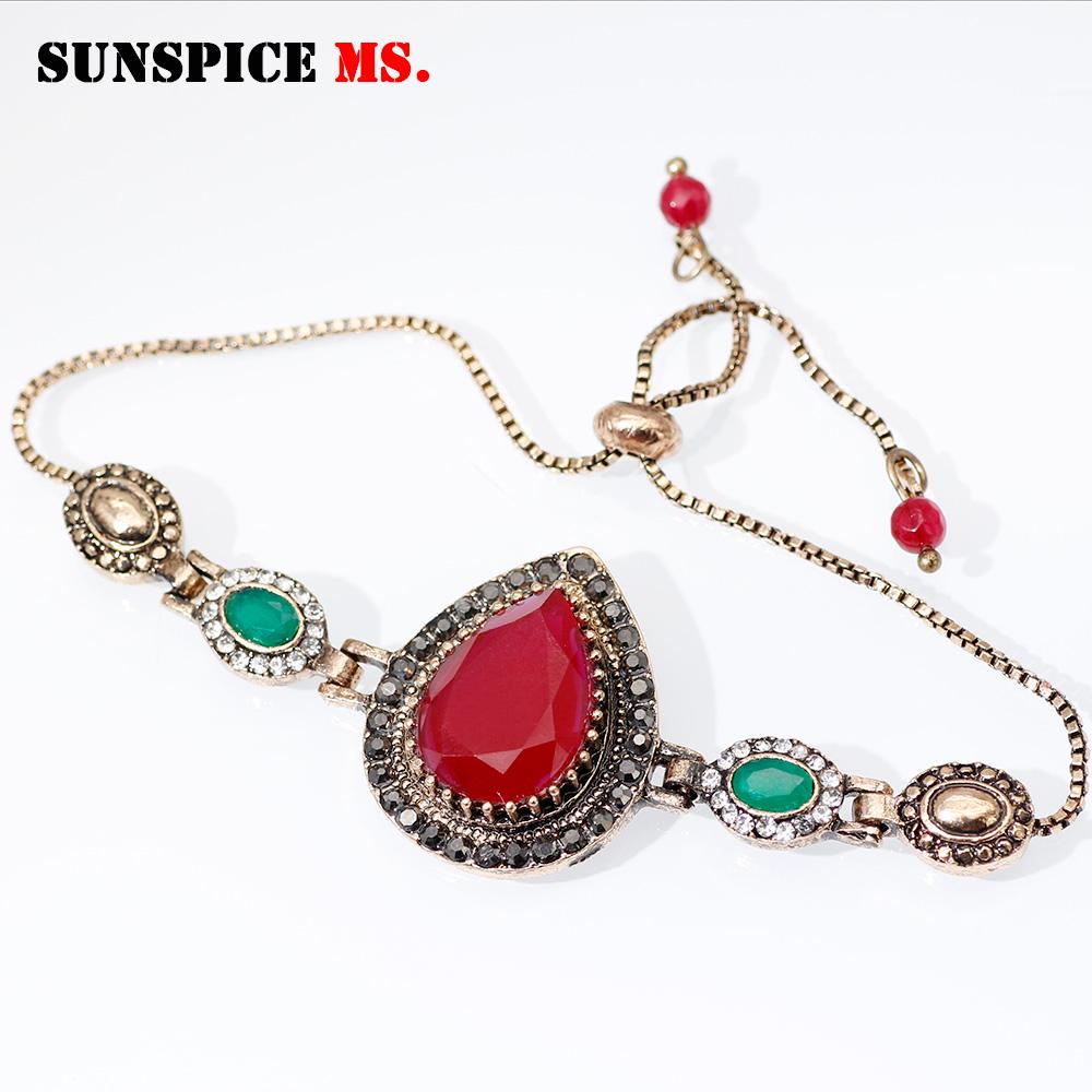 Браслет золотого цвета в стиле ретро, ​​турецкие винтажные украшения для женщин