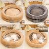 Cozy Pet Shelter Round Pet Bed With Thick Padding For Dogs And Cats