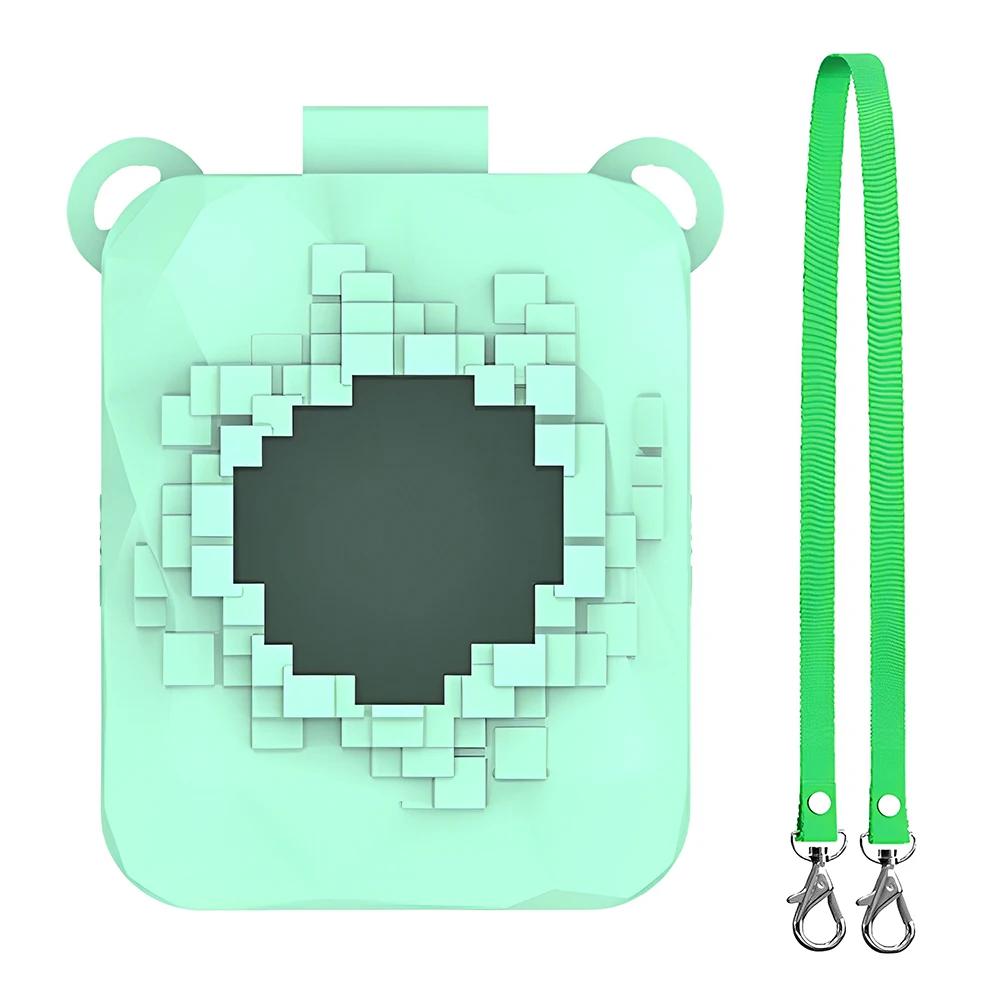 Silicone Case Washable Protective Cover with Lanyard Silicone Protective Case for Bitzee Magicals Interactive Toy Digital Pet