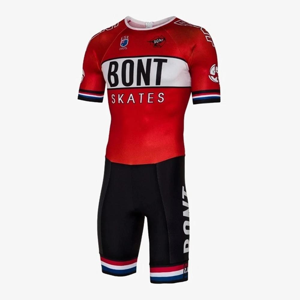 BONT Гоночный комбинезон Мужской Speed Inline Роликовые коньки Костюм для скоростного катания Триатлон Одежда Ciclismo Катание Комбинезон Велоспорт