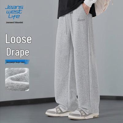 JEANSWEST LIFE Мужские повседневные брюки свободного кроя с прямыми штанинами