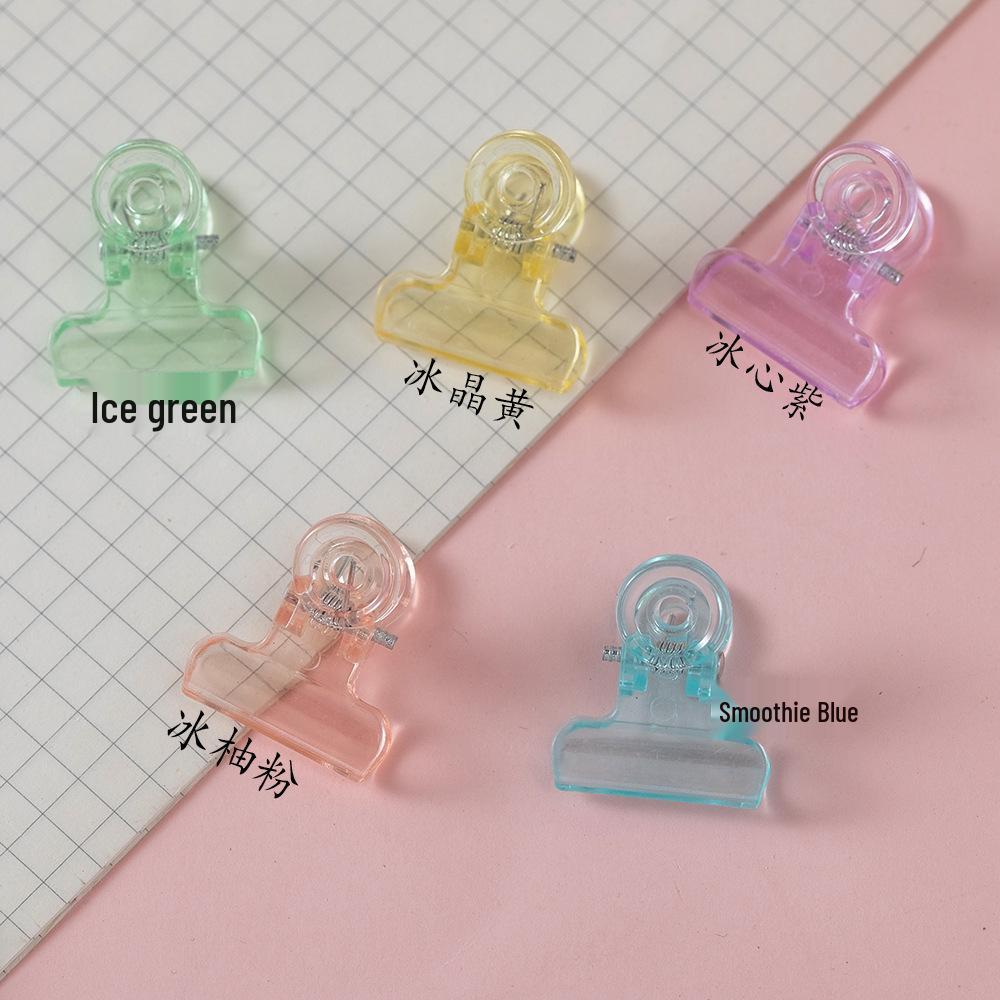 Clear Acrylic Long Tail Clip for Students - Ideal for Organizing Papers, Tests, and Receipts