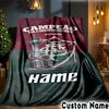 Custom Name Fluminense Football Club Throws Blanket Flannel Blankets for Couch Bed Gifts for Men Women Picnic blanket Christmas fan gifts