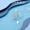 Z.Angie Hello Kitty Necklace Women's Accessories Sterling Silver 925 Platinum