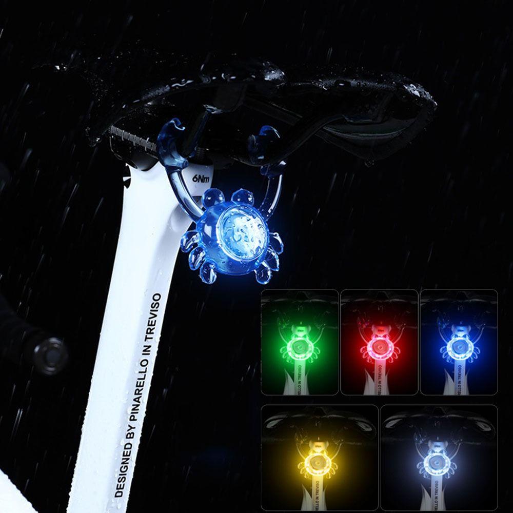 Waterproof Night Cycling Taillight High Brightness Bike Safety Warning Light Riding Supplies