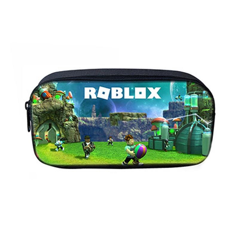Рюкзак Roblox большой вместимости с плавными двойными молниями для школы и путешествий