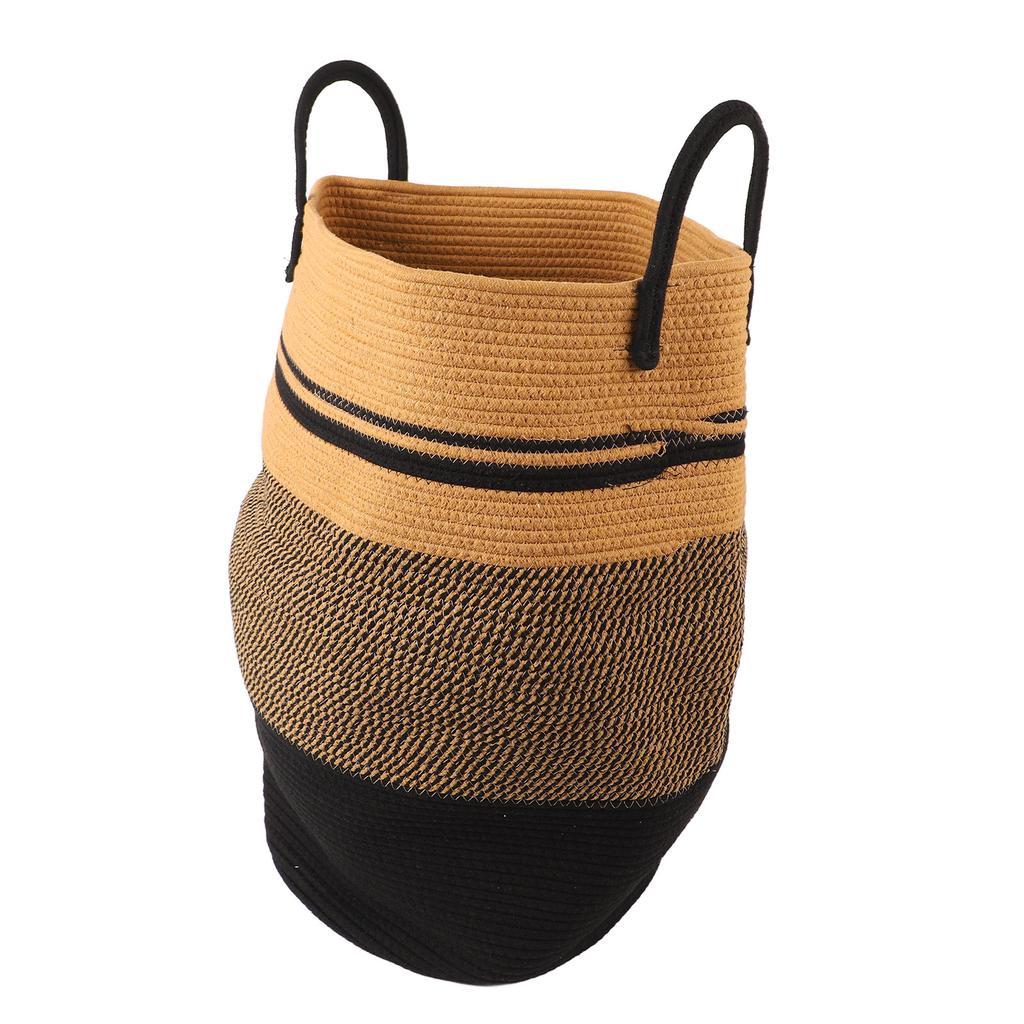 Корзина для белья, высокая хлопковая корзина для хранения, плетеная веревка, корзина для грязной одежды, игрушки