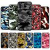 Camouflage Camo Military TPU Case for iPhone 11 12 13 Pro Max 12 Mini XR X XS MAX SE 7 8 Plus 6 6S Phone Cover