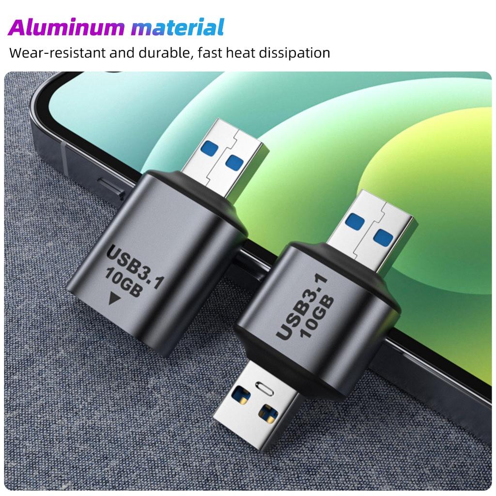 FONKEN Металлический адаптер USB C 3.1 OTG 10 Гбит/с для быстрой передачи данных Type-C 3A зарядный преобразователь для телефона Samsung Xiaomi Mac-book Pro Tablet