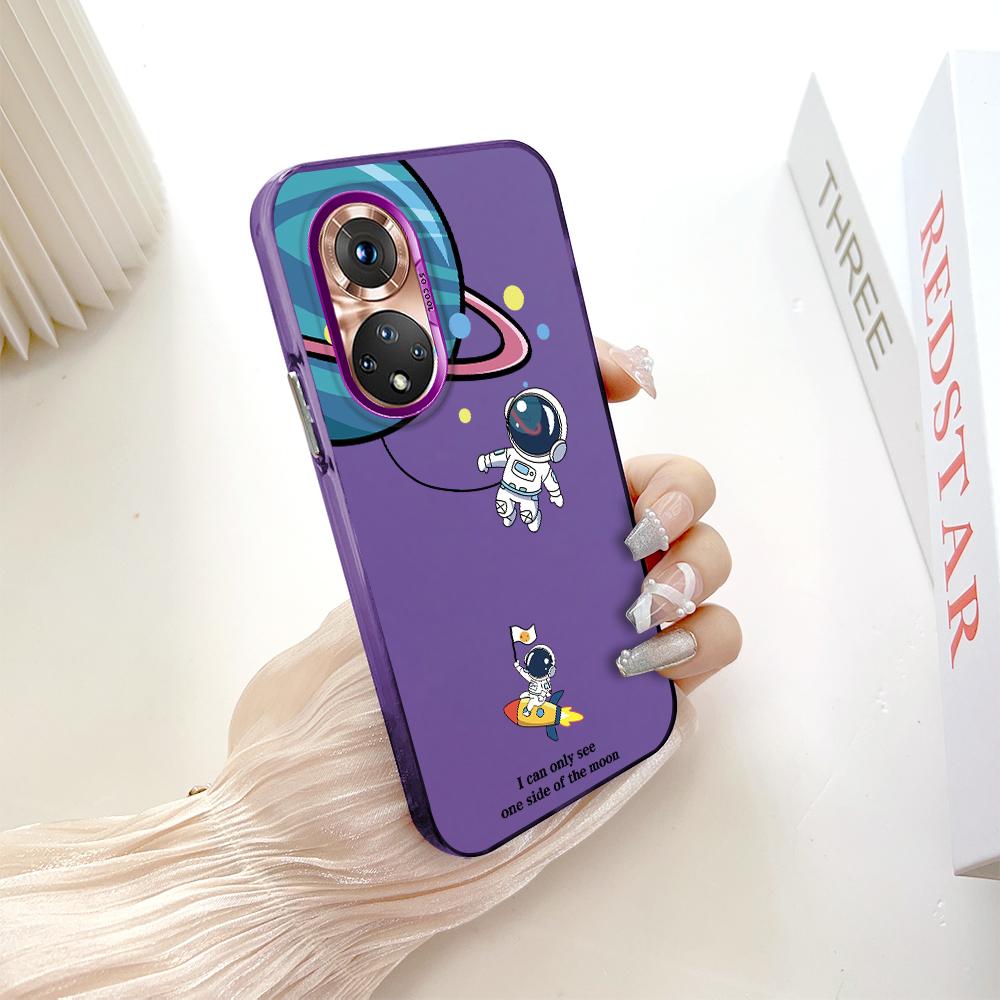 Раскрашенный узор, разноцветный, серебристый, двусторонний твердый корпус, противоударный противоударный чехол для телефона для Huawei Honor Infinix Tecno iPhone