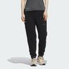 Adidas Fleece Joggers Solid Color Logo Label Outdoor Thickened And Fleece Lined Elastic Cuff Knitted Sweatpants Women's IL9005