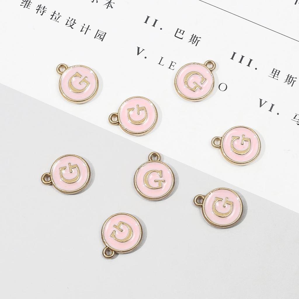 10 шт., металлическая эмаль, английские буквы, подвески, подвеска для самостоятельного изготовления ювелирных изделий, ожерелье, браслет, аксессуары