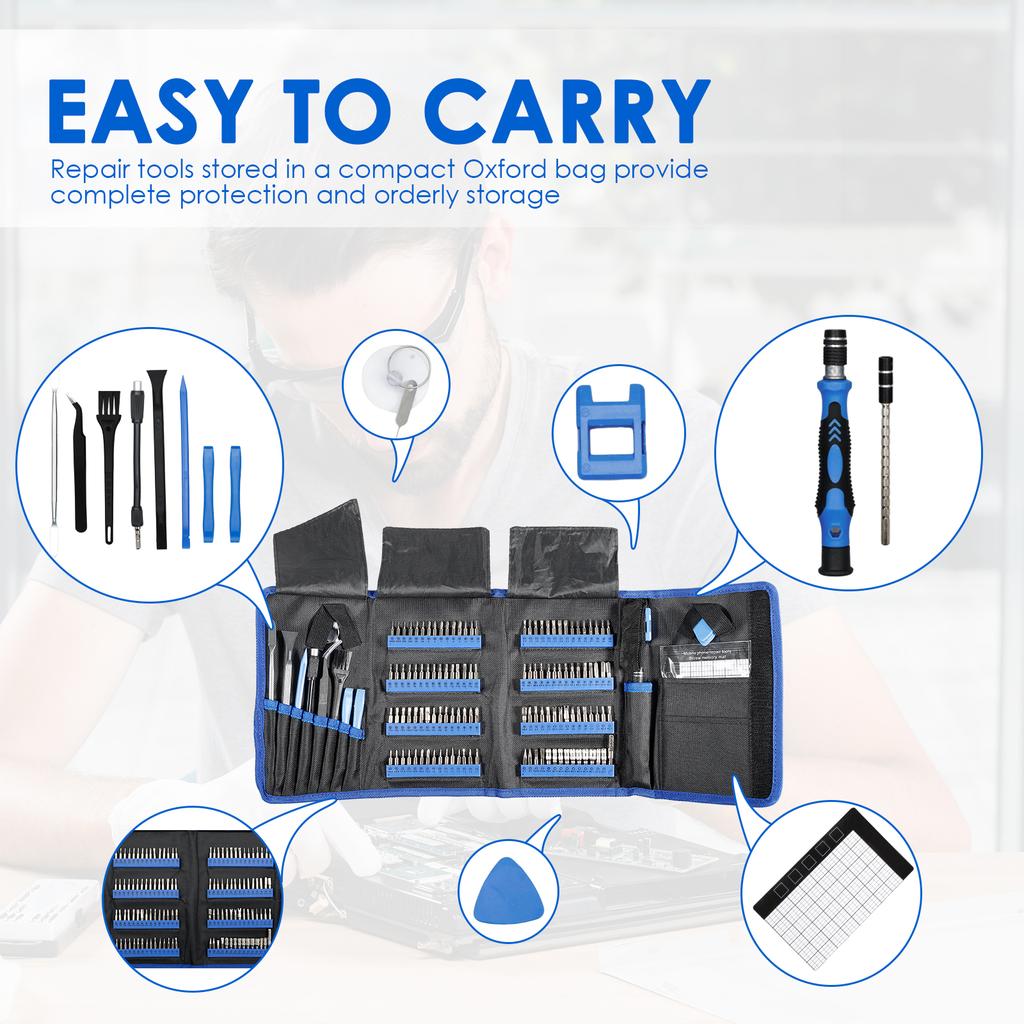 58/141 шт. в 1 Набор прецизионных отверток с битами Профессиональный мини-набор инструментов для ремонта для iPhone, MacBook, компьютера, ноутбука