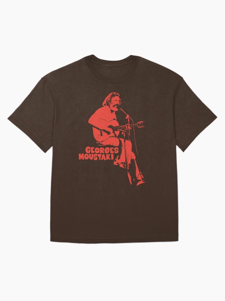 édith Piaf Le Métèque - Georges Moustaki's Iconic Chanson Oversized T-Shirt