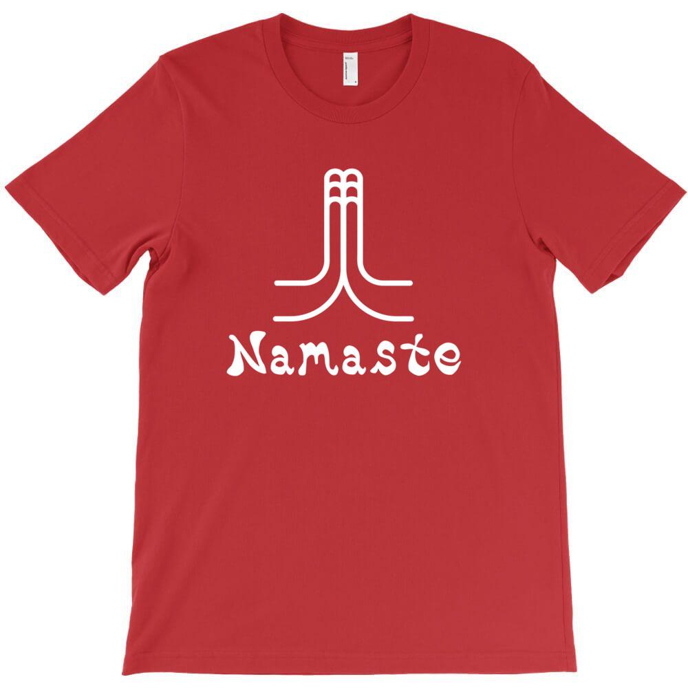 Namaste T Shirt Print For Man Short Sleeved Tees Pre Cotton Tops Short Sleeve Tees The