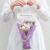 Beautiful Graduation Flower Bouquet with Gift Bag Woven Wool Bouquet Crochet Flowers Bouquet