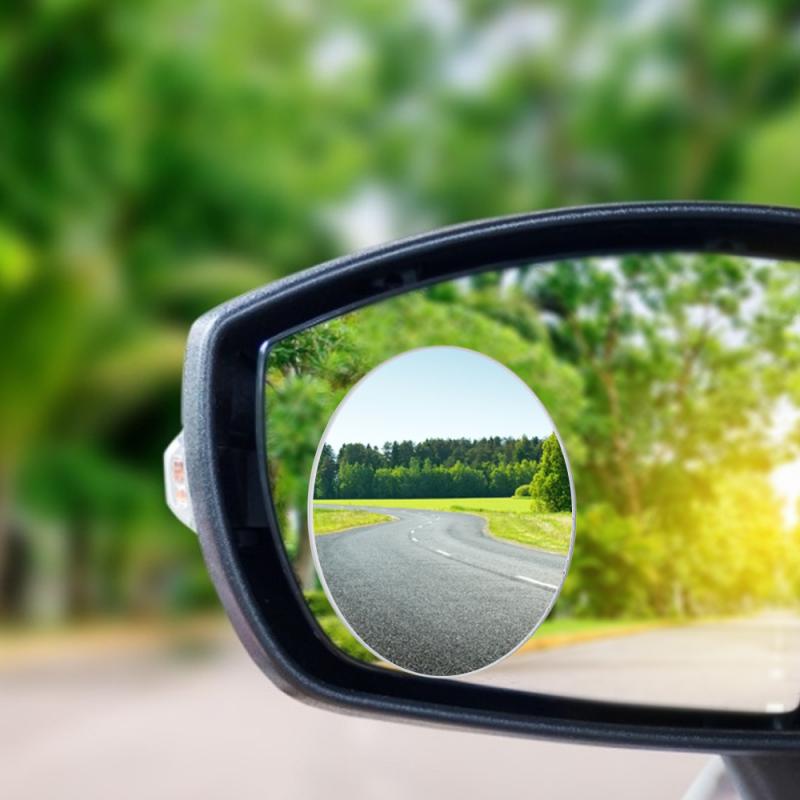 Автомобильное зеркало заднего вида для слепых зон, регулируемое на 360 градусов, широкоугольное, небольшое круглое зеркало, дополнительное выпуклое зеркало заднего вида для автомобиля