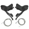 2Pcs 2x7 Speed Bike Shifter Brake Levers Aluminum Alloy PVC 7 8 9 Speed Bicycle Accessories Fit for Road Bike