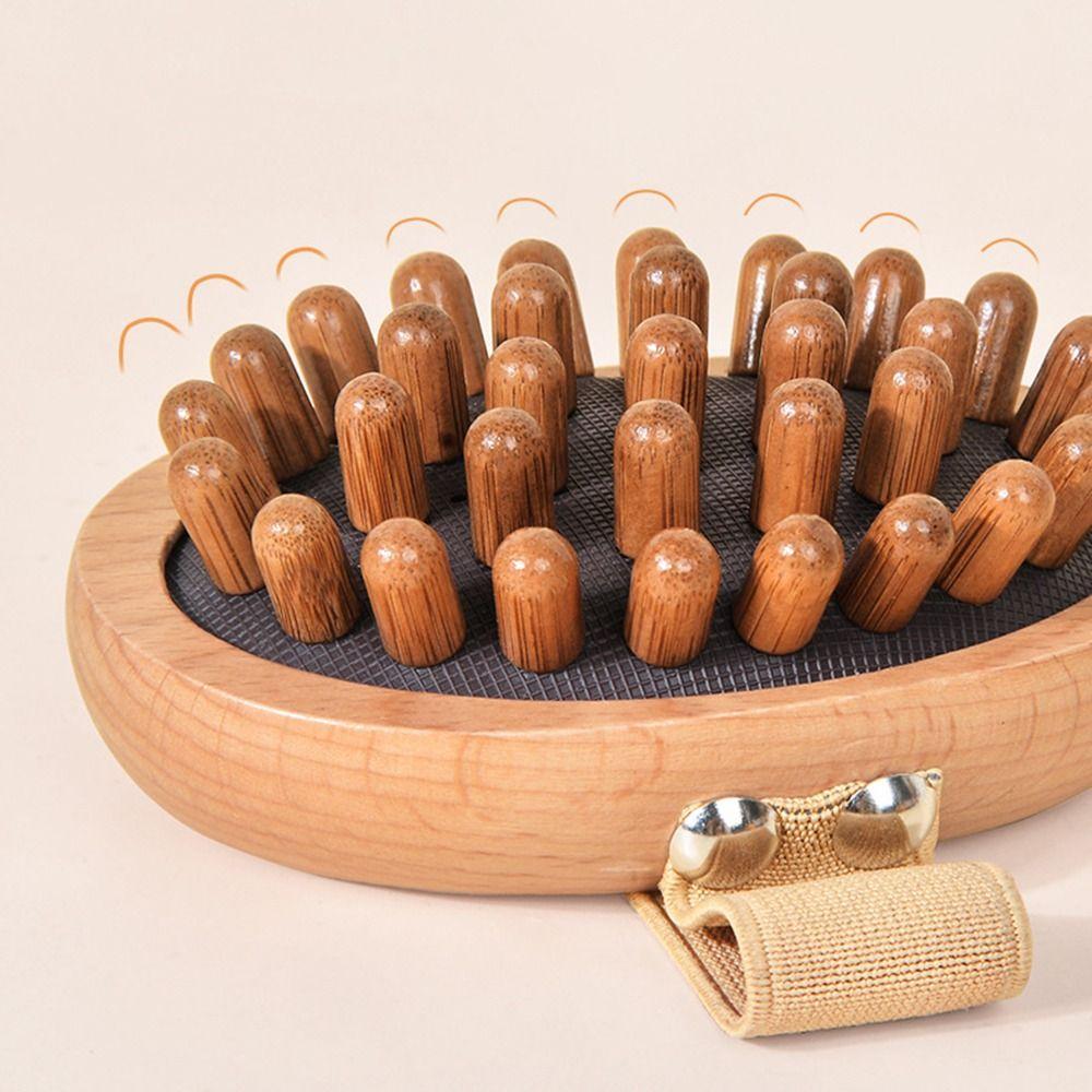 Эластичная воздушная подушка Массажная щетка для кожи головы Устранение локального жира Акупунктурная меридианная щетка Гуаша Щетка для талии