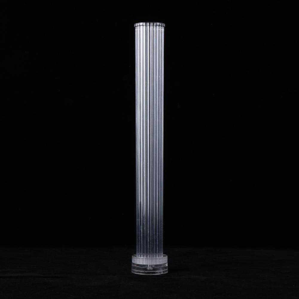 DIY Craft Plastic Clay Tools Match Large Cylinder Rib Candle Mold Soap Making Long Pole Stripe