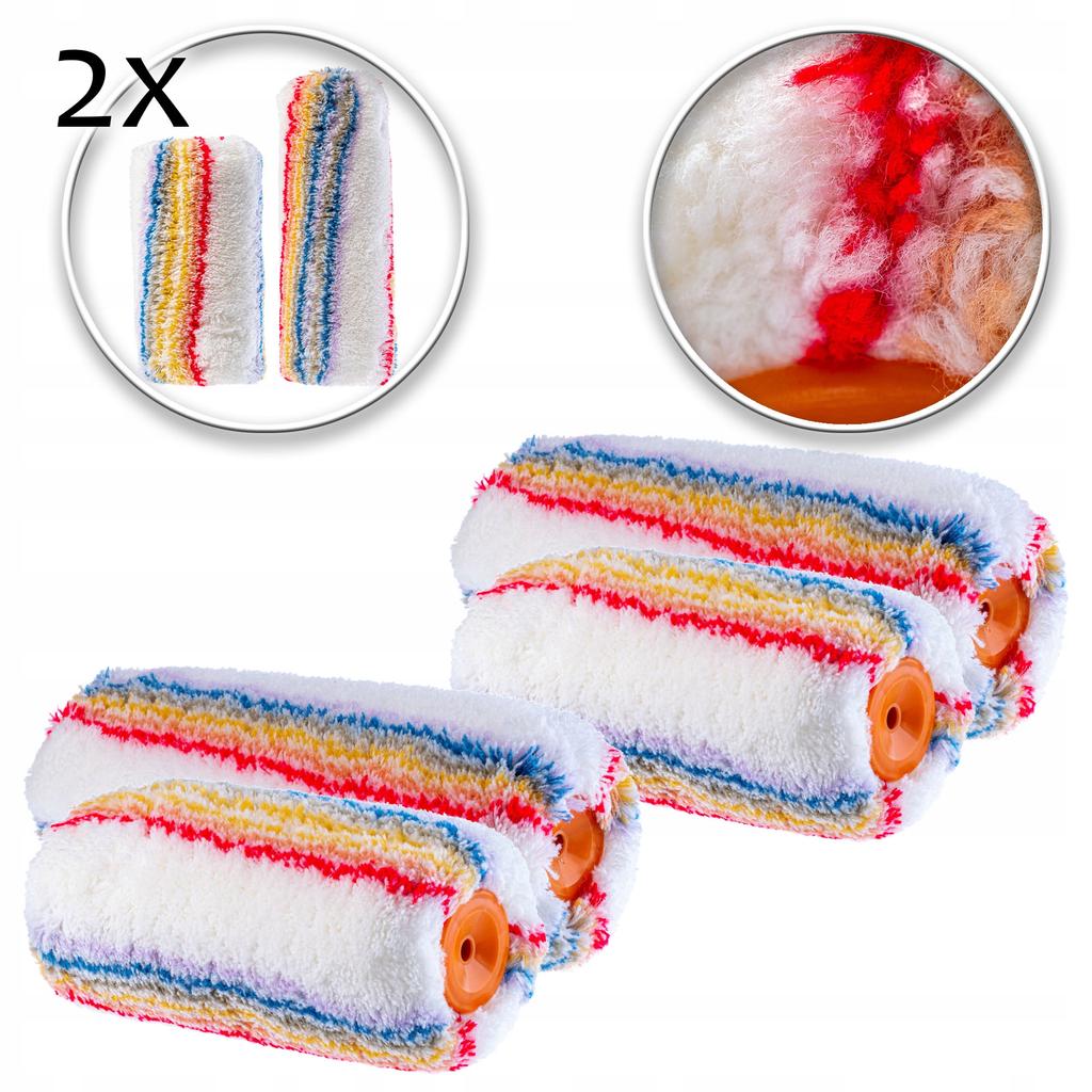 KADAX Wałek malarski Zapas multikolor 20 i 25 cm 2szt