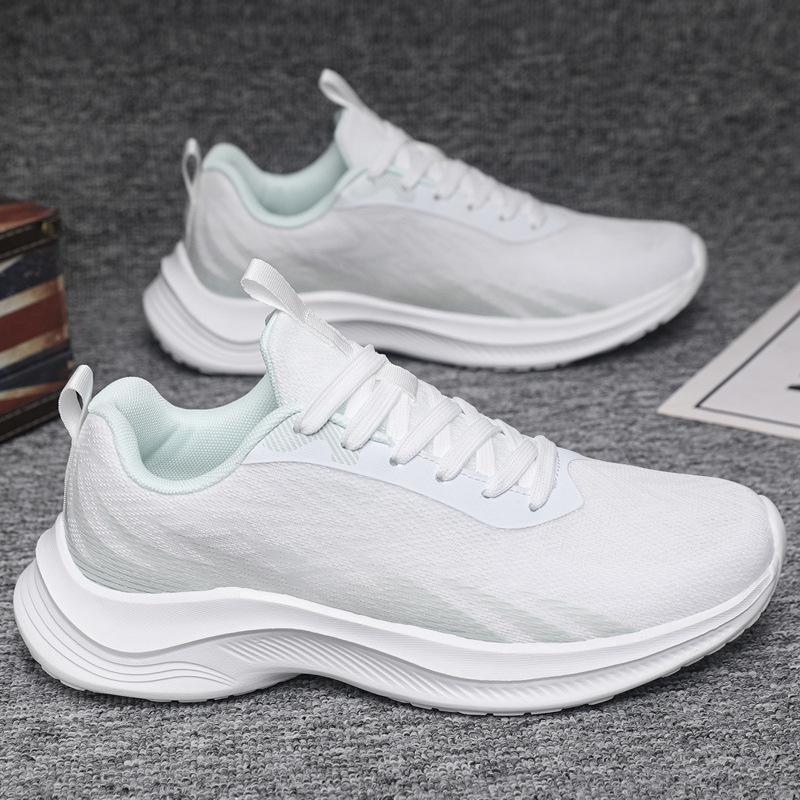 Летние новые повседневные сетчатые спортивные кроссовки мужские и женские одинаковые универсальные кроссовки из мушиного плетения спортивная обувь на мягкой подошве