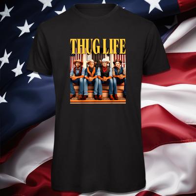 Футболка Трампа, Вэнс, Илон, Футболка Thug life Кеннеди, Смешная | Унисекс Топ