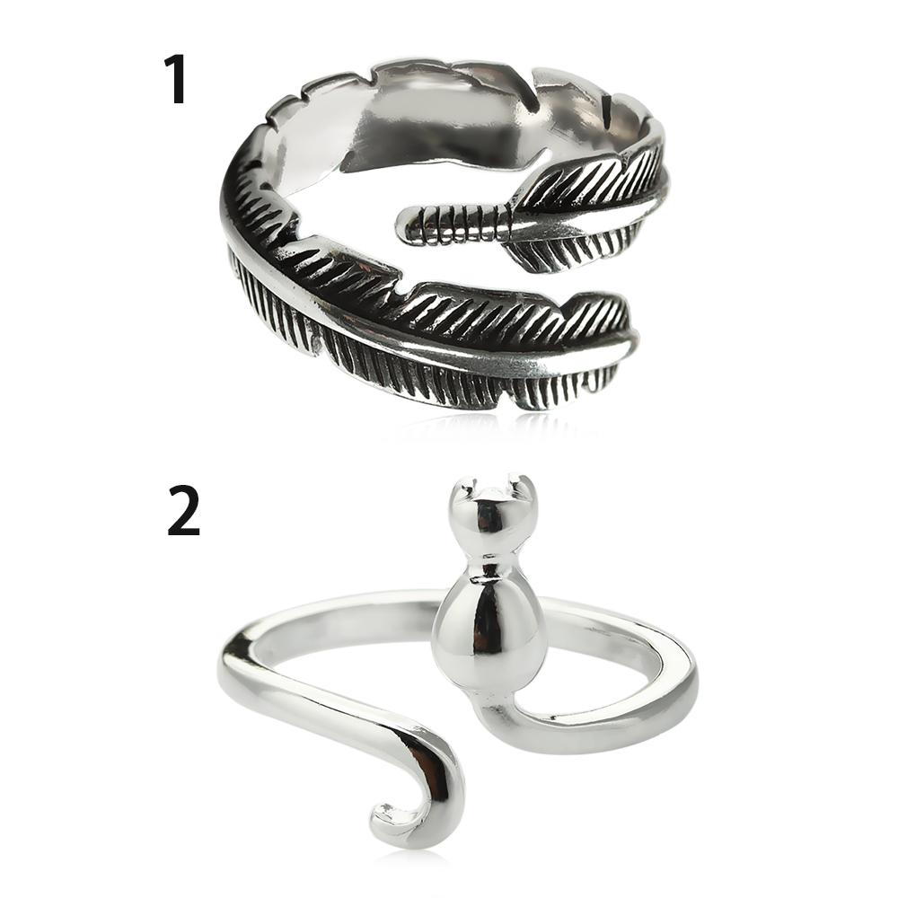 Adjustable Jewelry Finger Wear Thimble Crochet Loop Knitted Ring Knitting Loop Sewing Hook