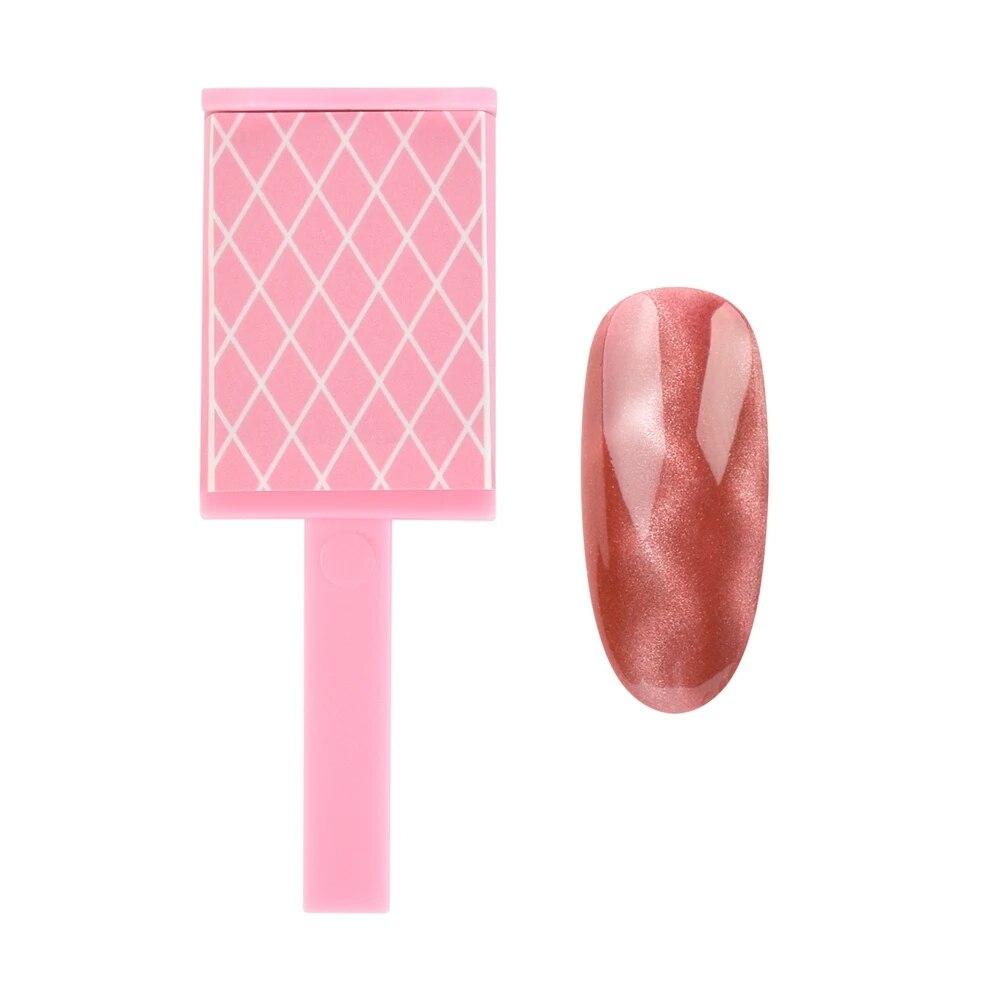 Магнитная палочка для ногтей «кошачий глаз», верхний слой, магнит для ногтей «кошачий глаз», ручка для рисования, гель-лак для ногтей, магнитные инструменты