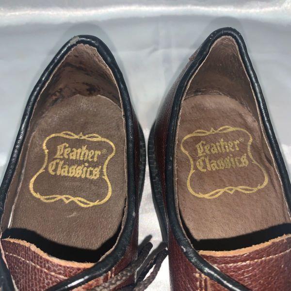 Goodyear Leather Classics Business Shoes 10D 27.5-28.5 Plain Toe Brown(USED)
