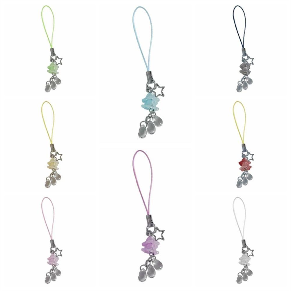 Телефонный шнурок Звезда Медуза Подвеска Phonestraps Телефонная цепочка Ремешок Y2k Телефон Подвеска Автомобильный держатель для ключей