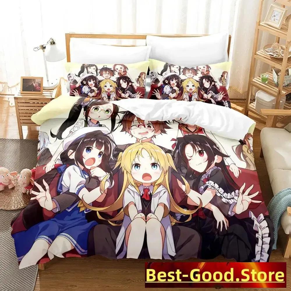 Работа Рюо никогда не заканчивается! Комплект постельного белья Single Twin Full Queen King Size Bed Set Adult Kid Bedroom Duvetcover Sets Anime