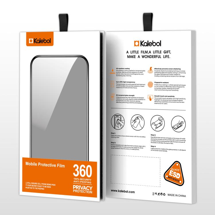 High‑Aluminum Screen‑Printed Full‑Coverage Black‑Border Privacy Anti‑Spy Tempered Glass Film For OPPO Reno15 A 5G