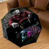 1PC Joker Suicide Squad Umbrella-8-Rib Reinforced, Automatic Open, Lightweight & Durable, Cute Fashion Accessory for Outdoor, D2636