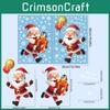 Window Stickers Holiday With Pvc Snowflakes Penguins And Santa For Christmas