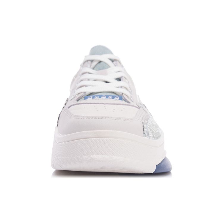 Кроссовки Li Ning Wei Wu Zen из двухслойной коровьей кожи, модные повседневные, нескользящие, износостойкие, сбалансированные, легкие, дышащие, с низким верхом, для скейтбординга AGCR213-2