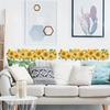 1Pc Watercolor Sunflower Furniture Wall Sticker For Kids Room Decor Home Essentials Decoration Bedroom Living Room Wall Decals