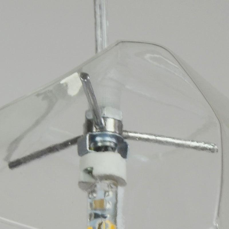 Современная простая витражная люстра Креативная гостиная Столовая Интерьер Украшения Светильники Люстра IceCube